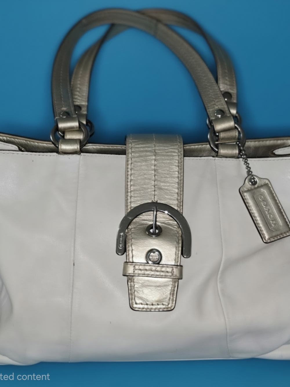 Authentic  Coach Soho East West Carryall tote  M1169-F18751
